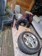 4x KIA Winterbanden met Lichtmetalen Velgen, Ophalen, Gebruikt, 16 inch, Banden en Velgen