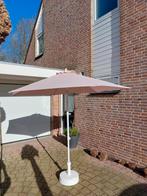 Pastelroze parasol van Beach7 Club selection met voet, Tuin en Terras, Ophalen, Kantelbaar, Nieuw, 2 tot 3 meter