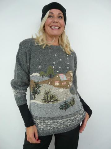 *Abfab Vintage Gezellige Wintertrui M* beschikbaar voor biedingen