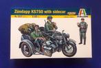 Italeri	317	Zündapp KS750 with sidecar	1/35, Verzenden, Nieuw, 1:32 tot 1:50, Italeri