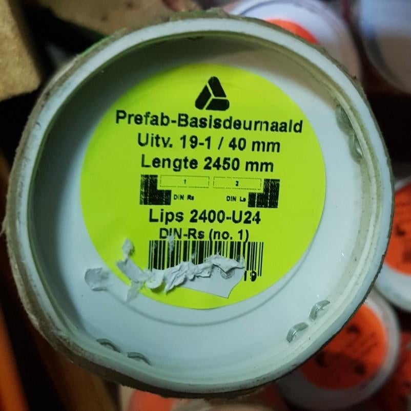 deurnaalden met voorzieningen nemef 600 of lips insteekslot, Doe-het-zelf en Verbouw, Hang- en Sluitwerk, Ophalen, Nieuw, Overige materialen