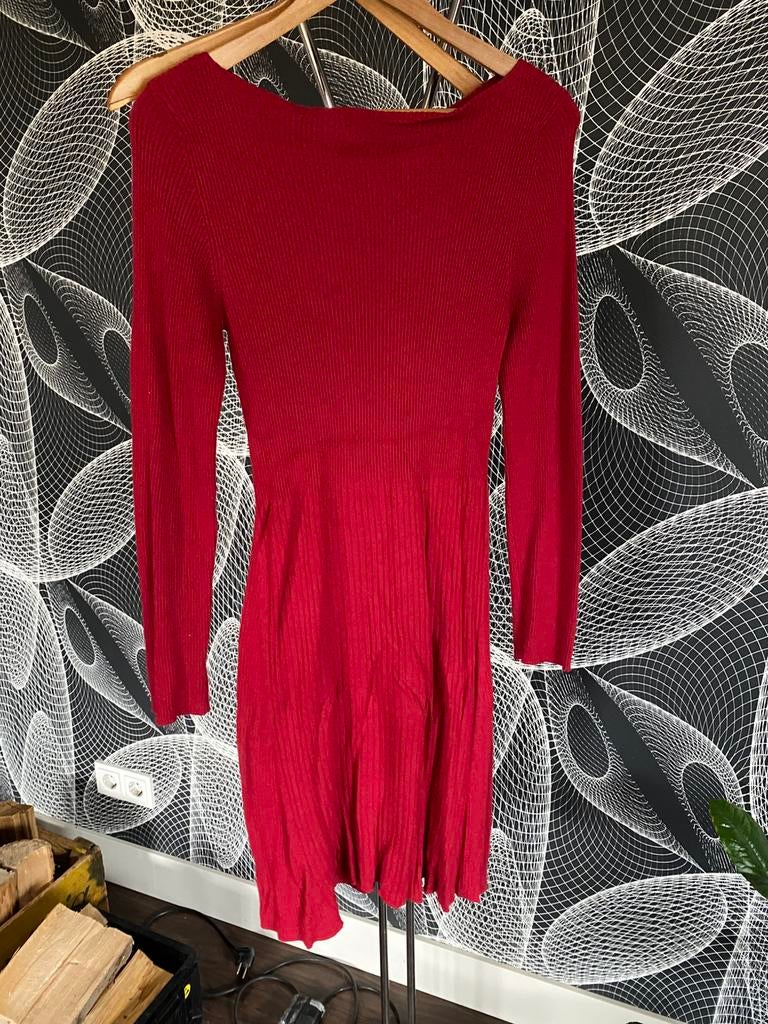 Trend one rode prachtige jurk m, Maat 38/40 (M), Ophalen of Verzenden, Gedragen, Rood