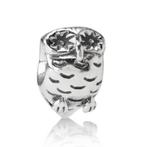 Pandora bedel uiltje, Sieraden, Tassen en Uiterlijk, Bedels, 1 bedel, Ophalen of Verzenden, Zilver, Pandora