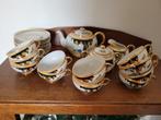 Chinees theeservies.  12 delig kopjes, schotels, kannetjes, Antiek en Kunst, Ophalen