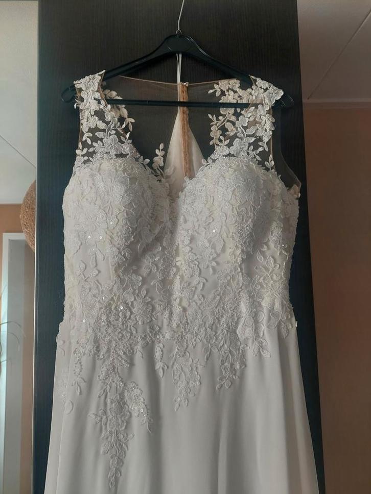 Witte Trouwjurk, Kleding | Dames, Trouwkleding en Trouwaccessoires, Gedragen, Trouwjurk, Wit, Ophalen