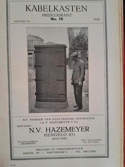 Prijscourant Hazemeyer (1926-1930), Boeken, Catalogussen en Folders, Gelezen, Ophalen of Verzenden