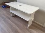 Onwijs leuke witte sidetable bankje stoel, Huis en Inrichting, Krukjes, Ophalen of Verzenden, Zo goed als nieuw, Hout