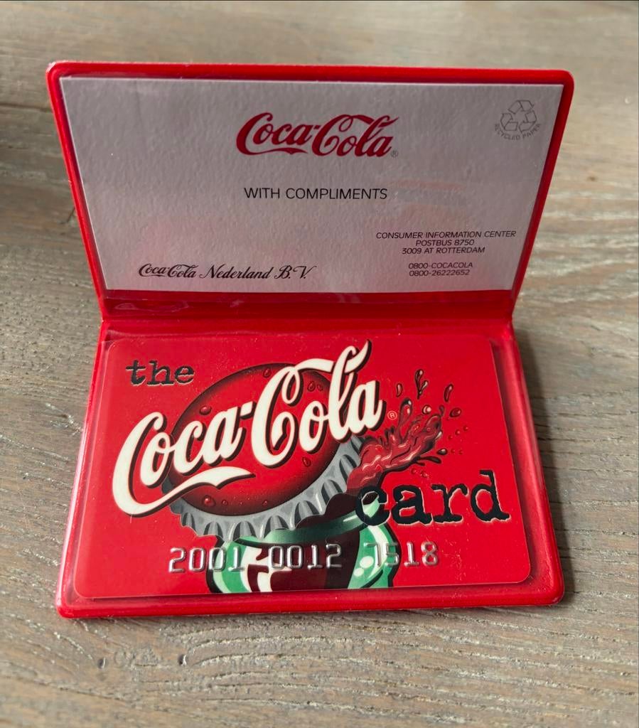 Coca-Cola Card, Verzamelen, Ophalen of Verzenden, Gebruikt, Gebruiksvoorwerp