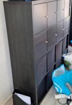 Ikea Kallax kast 16 vakken - deuren & opbergdozen, Overige materialen, Gebruikt, 100 tot 150 cm, Ophalen of Verzenden