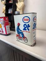 Esso 2 T oud olie blik, Verzamelen, Ophalen of Verzenden, Gebruikt, Overige, Overige merken