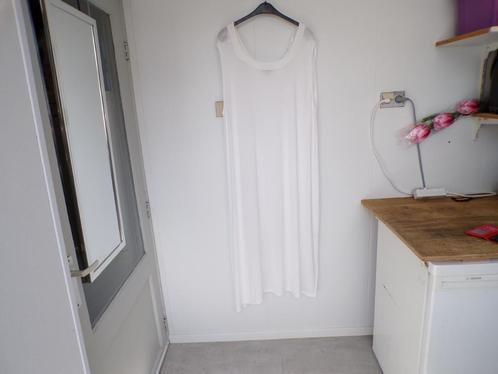 Witte strechy maxi jurk Ulla Popken maat 58/60, Kleding | Dames, Grote Maten, Zo goed als nieuw, Jurk, Wit, Ophalen of Verzenden