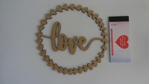Happy mods love (nieuw), Huis en Inrichting, Woonaccessoires | Wanddecoraties, Nieuw, Ophalen of Verzenden