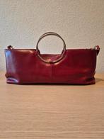 Donkerrode Claudio Ferrici handtas met schouderband, Ophalen of Verzenden, Gebruikt, Rood, Handtas