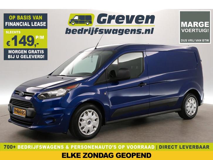 Ford Transit Connect 1.5 TDCI L2 | 100PK | MARGE | 3-Zits |, Auto's, Bestelauto's, Bedrijf, Te koop, ABS, Achteruitrijcamera, Airbags