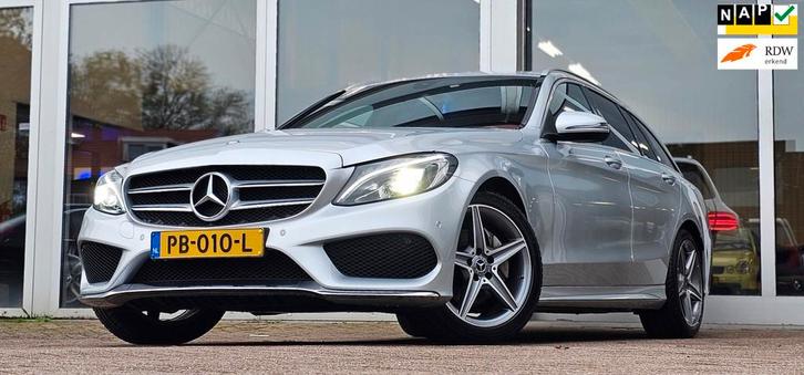 Mercedes-Benz C-klasse Estate 180 AMG Sport Edition Leer And, Auto's, Mercedes-Benz, Bedrijf, Te koop, C-Klasse, ABS, Airbags