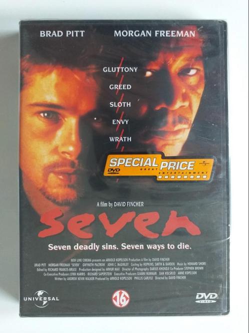 Seven (1995) *NEW*, Cd's en Dvd's, Dvd's | Thrillers en Misdaad, Nieuw in verpakking, Overige genres, Vanaf 16 jaar, Ophalen of Verzenden