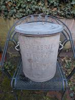 Vintage Zeepfabriek Fleurke Harderwijk Zinken vuilnis Emmer, Ophalen of Verzenden