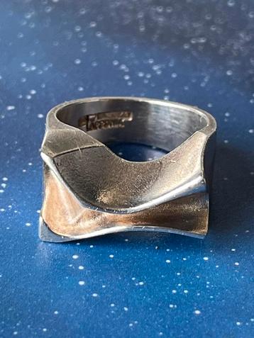 Zilveren Lapponia ring uit 1978 beschikbaar voor biedingen