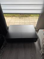 Gratis salon tafel zwart, Huis en Inrichting, Tafels | Salontafels, Ophalen, Kunststof, Gebruikt, 100 tot 150 cm
