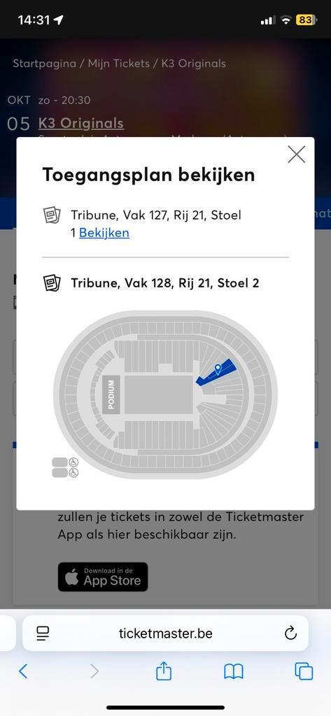 GEZOCHT 2 ahoy tickets(in ruil voor tockets in antwerpen), Tickets en Kaartjes, Concerten | Pop, Twee personen, Mei