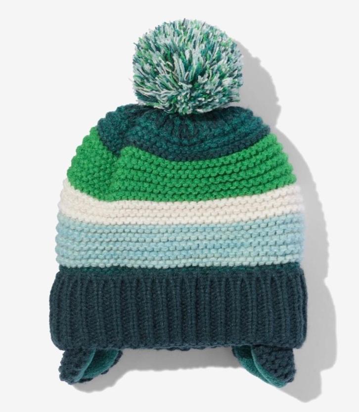 nieuwe HEMA Muts baby 80 86 92 groen, Kinderen en Baby's, Babykleding | Mutsen, Sjaals en Wanten, Nieuw, Muts, Jongetje, Maat 80