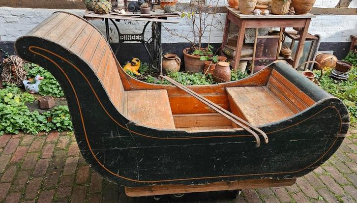 Oude Friese ponyslee, Antiek en Kunst, Antiek | Overige Antiek, Ophalen