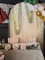 TE HUUR Gouden backdrop decoratie boog., Ophalen, Zo goed als nieuw