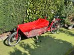 Bakfiets Opknapper met Bankje & Hoes, Fietsen en Brommers, Fietsen | Bakfietsen, Gebruikt, Huif, Ophalen of Verzenden, 2 kinderen