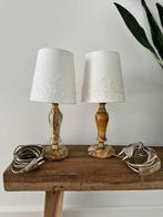 Onyx lampen met kapjes, Ophalen of Verzenden, Zo goed als nieuw, Minder dan 50 cm