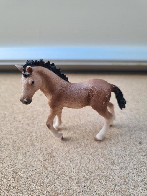 Schleich, 13822 Andalusiër veulen, Verzamelen, Dierenverzamelingen, Gebruikt, Beeldje of Figuurtje, Paard, Ophalen of Verzenden