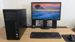 HP Z240 Tower Workstation incl. monitor, Computers en Software, Desktop Pc's, Ophalen, Gebruikt, 3 tot 4 Ghz, SSD