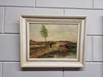 Boerin in een heidelandschap, Antiek en Kunst, Ophalen of Verzenden