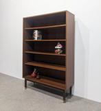 Combineurop vintage boekenkast., Ophalen, 25 tot 50 cm, Teakhout, 150 tot 200 cm
