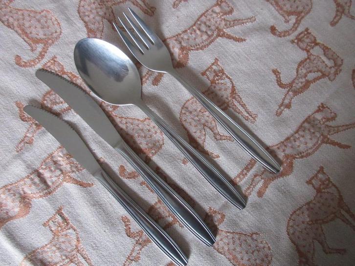 Gero Zilmeta 511 BOLERO vele Delen, Huis en Inrichting, Keuken | Bestek, Gebruikt, Rvs of Chroom, Vaatwasserbestendig, Ophalen of Verzenden