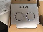 411. Bedieningsplaat Bedieningspaneel drukplaat toilet en ur, Ophalen of Verzenden, Nieuw, Wit, Handdoek