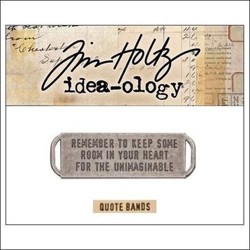 Tim Holtz Idea-ology Metal Quote Band Antique Nickel 93290/3 beschikbaar voor biedingen