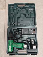 Hitachi accuboormachine 9,6 V, Doe-het-zelf en Verbouw, Gereedschap | Boormachines, Ophalen, Gebruikt, Minder dan 400 watt, Boor- en Schroefmachine