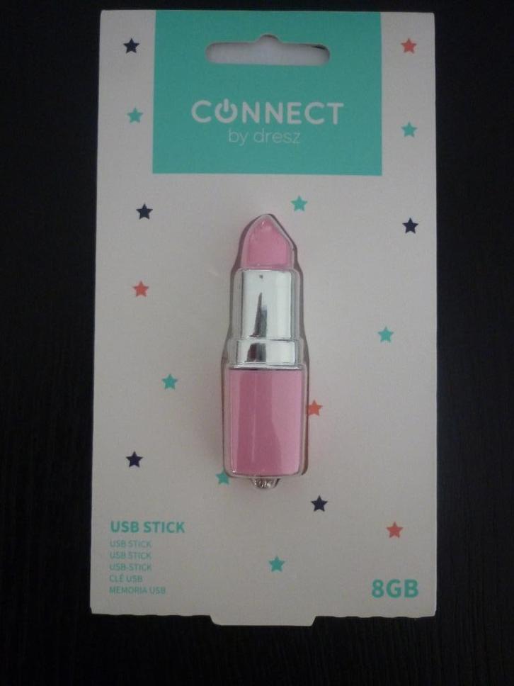 USB stick 8 GB - Lipstick usb - sleutelhanger - NIEUW !!!, Computers en Software, USB Sticks, Nieuw, 8 GB, Ophalen of Verzenden