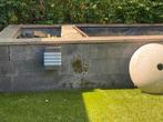 Betonnen bouwblokken voor bijv. een vijver of plantenbak, Tuin en Terras, Bloembakken en Plantenbakken, Ophalen, Gebruikt, 100 cm of meer