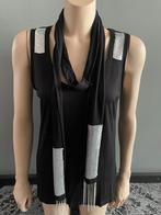 ZGAN Esprit Top met sjaaltje, zwart, maat M, Kleding | Dames, Tops, Esprit, Maat 38/40 (M), Zonder mouw, Ophalen of Verzenden