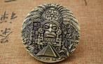 Aztec Maya Munt / Azteekse Herdenkingsmunt Zuid Amerika, Verzenden, Zuid-Amerika, Losse munt