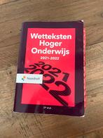 Wetteksten Hoger Onderwijs, Ophalen of Verzenden, Zo goed als nieuw