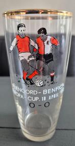 Feijenoord - Benfica Bierglas 1963, Verzamelen, Sportartikelen en Voetbal, Ophalen of Verzenden