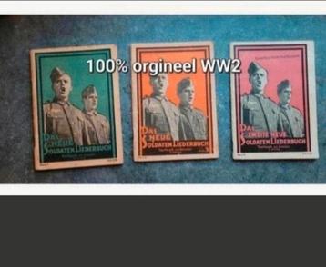Das Neue Soldaten Liederbuch -Wehrmacht- 100% Orgineel WW2 beschikbaar voor biedingen
