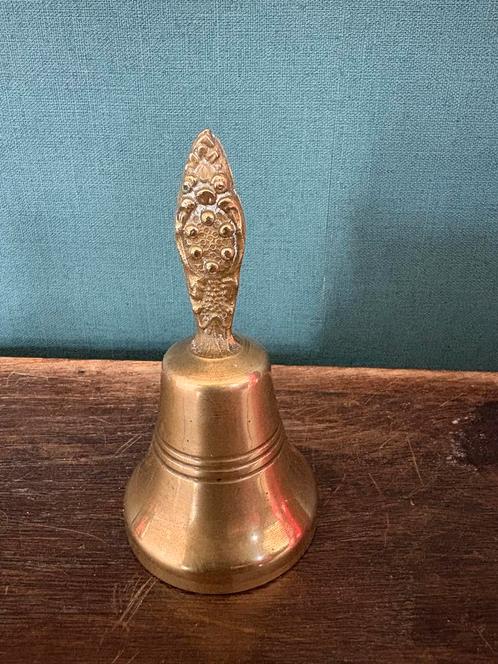 Antieke Koperen Handbel, Antiek en Kunst, Antiek | Koper en Brons, Koper, Ophalen of Verzenden