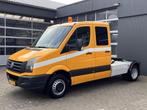 Volkswagen Crafter 2.0 TDI 164pk DC Be-trekker 6650kg trekge, Auto's, Bestelauto's, Euro 5, Gebruikt, Zwart, 4 cilinders
