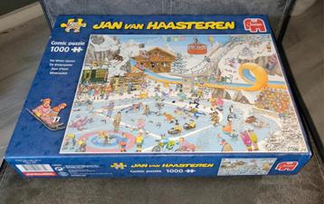 Jan van haasteren- de winterspelen, 1000 stukjes beschikbaar voor biedingen