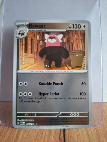 Bewear 112/132. Mega Evolutions. Reverse Holo  beschikbaar voor biedingen