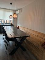 Grote stevige eettafel 300cm  (opknapper), Huis en Inrichting, Tafels | Eettafels, Ophalen, Gebruikt, 200 cm of meer, 50 tot 100 cm