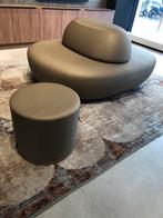 Moet weg: complete set Softline design zitelementen en poefs, Huis en Inrichting, Ophalen, Zo goed als nieuw, 100 tot 125 cm, Stof